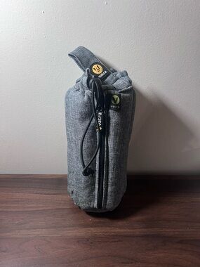 Vatra Padded Protective Travel Case Heather Gray Smell Proof Storage Pouch 8”